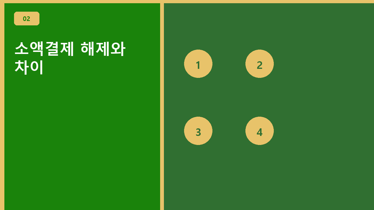 소액결제 해제와 차이
